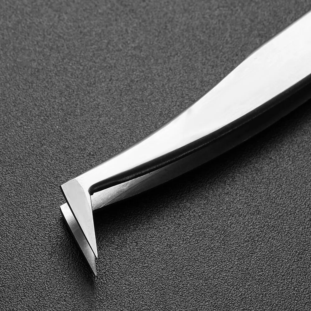 Handige mode make-up tool schoonheid valse wimper pincet gebogen roestvrij staal 3D 6D volume