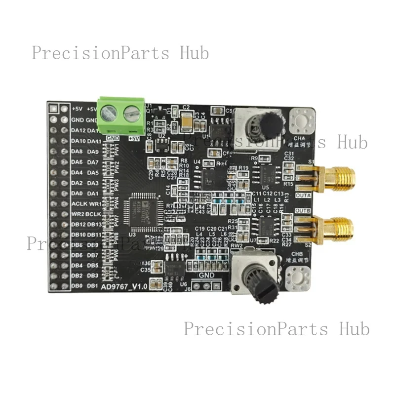 AD9767 Module Dual channel 14 bit 125MSPS high-speed DAC waveform generator digital to analog converter module