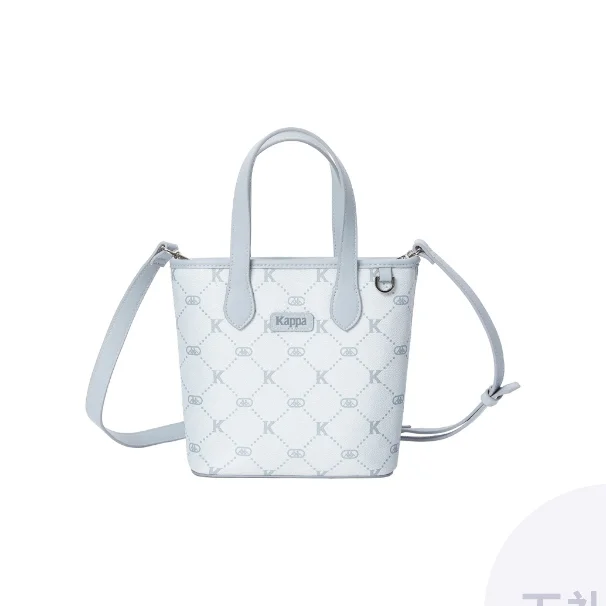 Bolso bandolera de cuero mate Kappa, bolso de hombro regular para mujer Maris Sal gris menta K0CY8BD06AE-1002