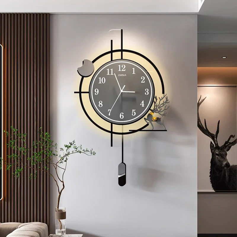 Luxury Minimalism Wall Clock Silence Fashion Home Decor Modern Hanging Wall Clock Decoration Fitment Sway Reloj De Pared Sala