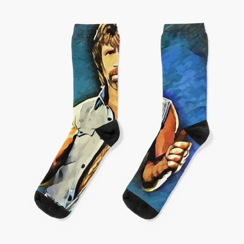 

Chuck Norris - Thumbs Up Socks Hiking boots gifts Men's Socks Women's