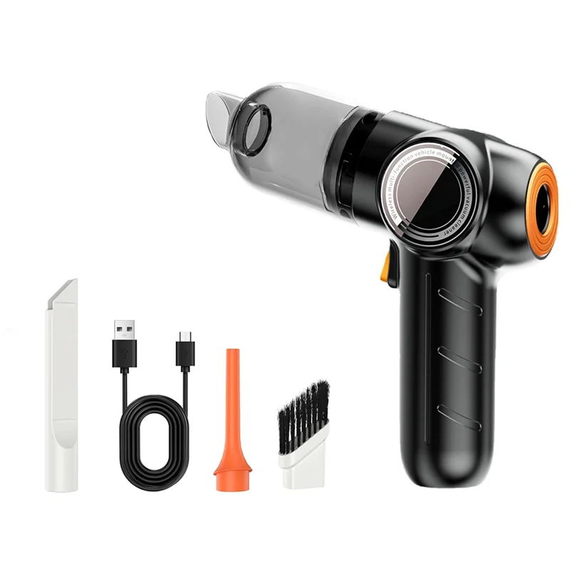 무선 휴대용 자동차 진공 청소기, 먼지 제거 및 송풍용 고출력 미니 진공 청소기 간편한 설치 사용하기 쉬운-A77G