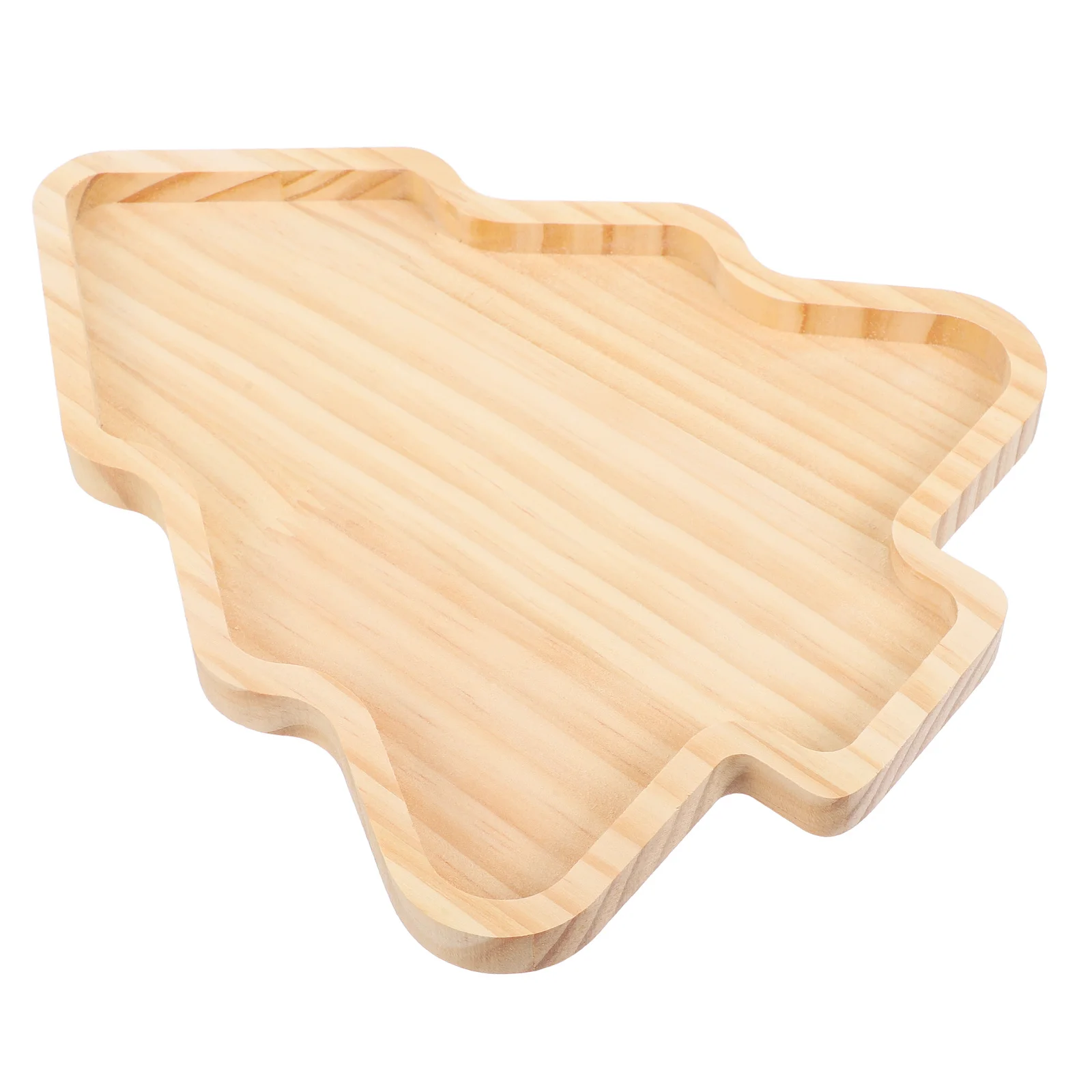 

Wooden Christmas Tree Shaped Sushi Serving Tray Appetizer Dessert Snack Candy Dish Food Plate Party Use Christmas Serving Plate