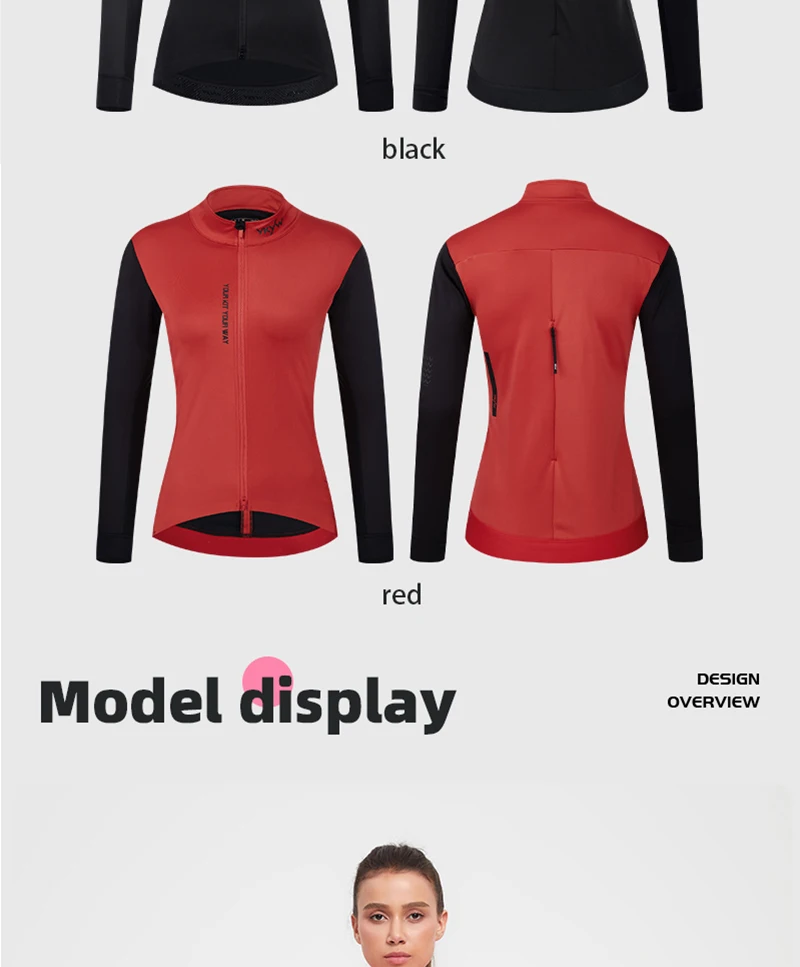 YKYWBIKE Damen Fahrradjacke 10-20 ℃ Outdoor-Sport, Rennrad-Trikot, winddicht, wasserdicht, Fahrradshirt, Fahrradbekleidung – Detail 15