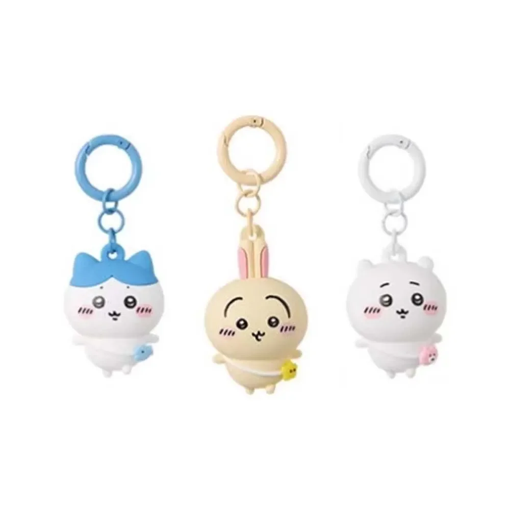Cute Chiikawa Usagi Hachiware 3D Plush Keychain Bag Charm Pendant Anime Doll Figure Car Hanging Ornament Gift Strap Decor - view 2