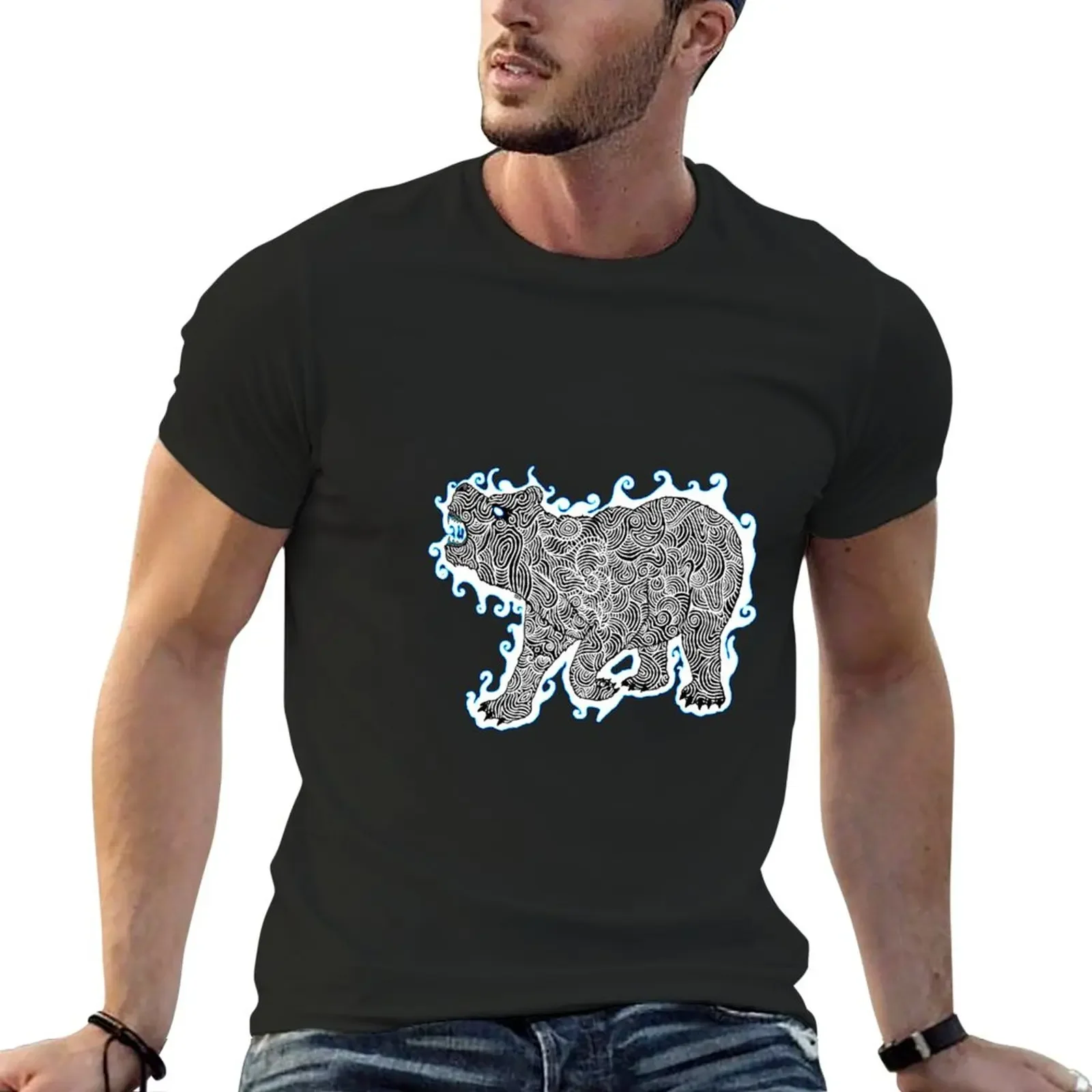 

Spiritual Animal Bear T-Shirt boys animal print shirt animal prinfor boys summer tops t shirts for men pack