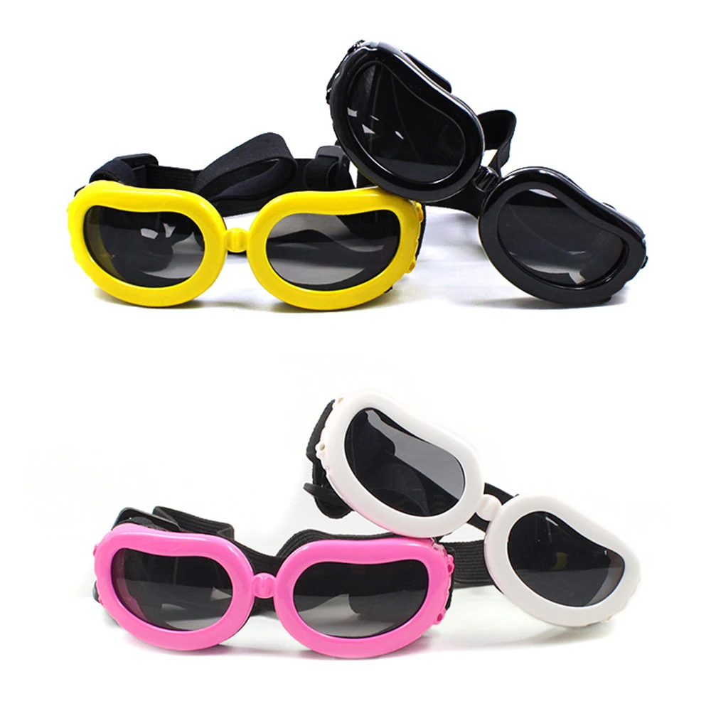 Retro Pilotenbrille für kleine Hunde, Fahrradbrille für Haustiere, Yorkshire Pinscher Sonnenbrille, Fotografie-Zubehör für Haustiere – Detail 8