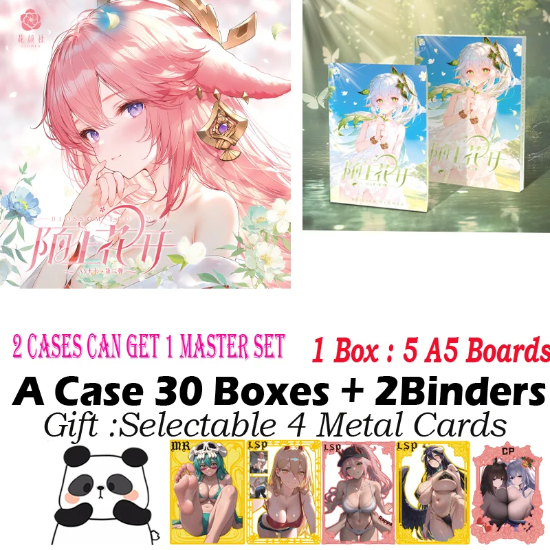 

Новая карта формата А5 "Цветочный цветок 3" Hobby Spicy Waifu Board Doujin Booster Box Hutao Ganyu Редкая карта игрушка в подарок