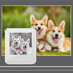 NFC Function Keyring memory 1.54-inch Three Color Display Screen Image Wireless Transmission Keychain Ink Screen