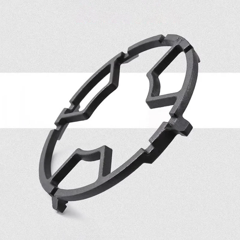 Novo antiderrapante fogão de ferro fundido trivets para cozinha wok cooktop gama pan titular pote leite titular universal fogão a gás rack