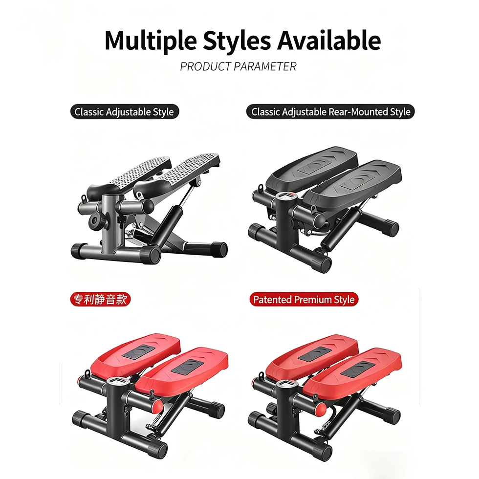

Домашний стальной мини-степпер - бесшумный тренажер для подъема на ступеньках, унисекс, экологичный, для использования в помещении/под столом, для тонизирования ног, сжигания жира, фитнеса