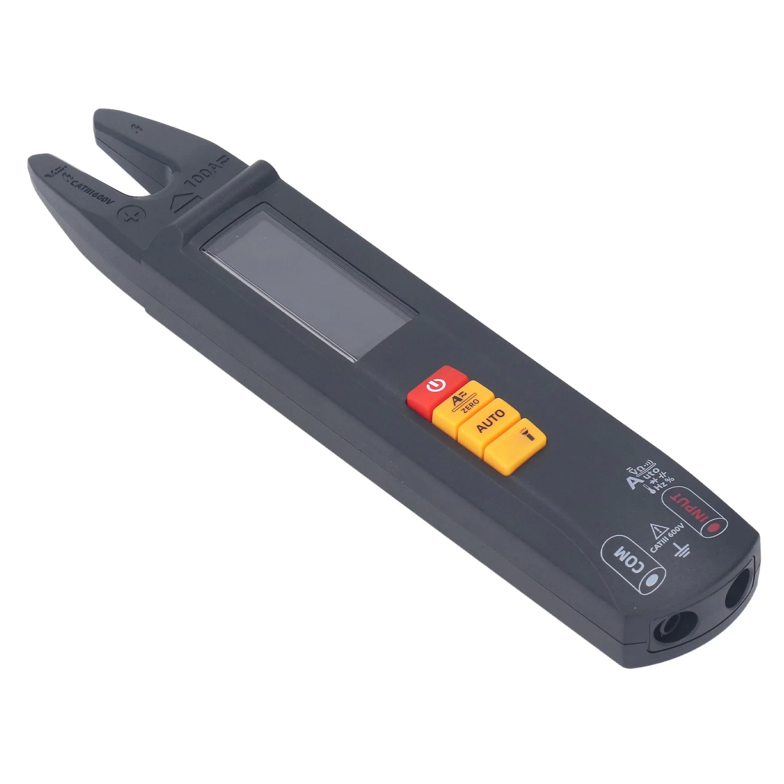 Misuratore di corrente CA Pinza amperometrica Multimetro digitale Misuratore di corrente di tensione con portata automatica ad alta precisione con torcia Amperometro 100A