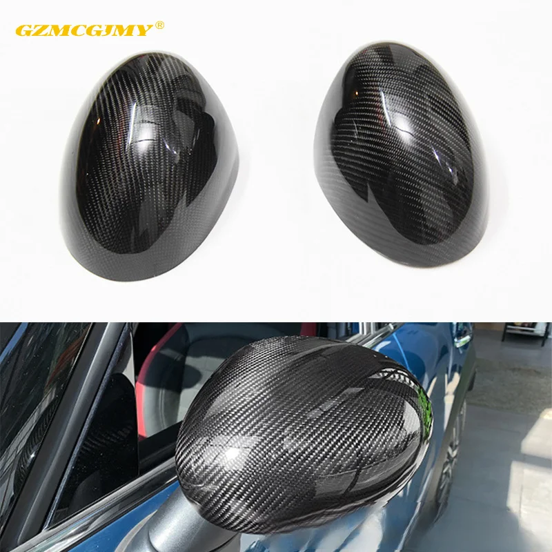 

Carbon Fiber Aftermarket Manual Side Mirror Covers, Compatible with 2007–2013 BMW MINI R55/R56