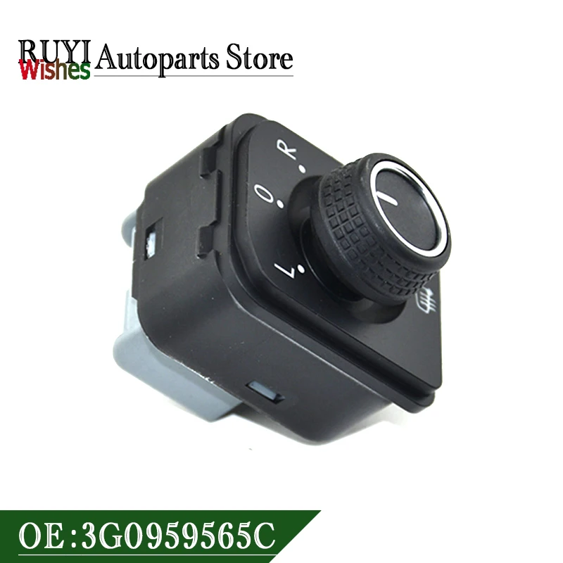 New Electric Folding Mirror Rearview Mirror Control Switch 3G0959565C 5TD959565 For Volkswagen Tiguan Seat Passat 2016-2018