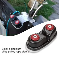 Aluminum Alloy Rowing Boat Cam Cleats Fairlead Rope Gripper Marine Sailing Sailboat Kayak Canoe Dinghy Accessories