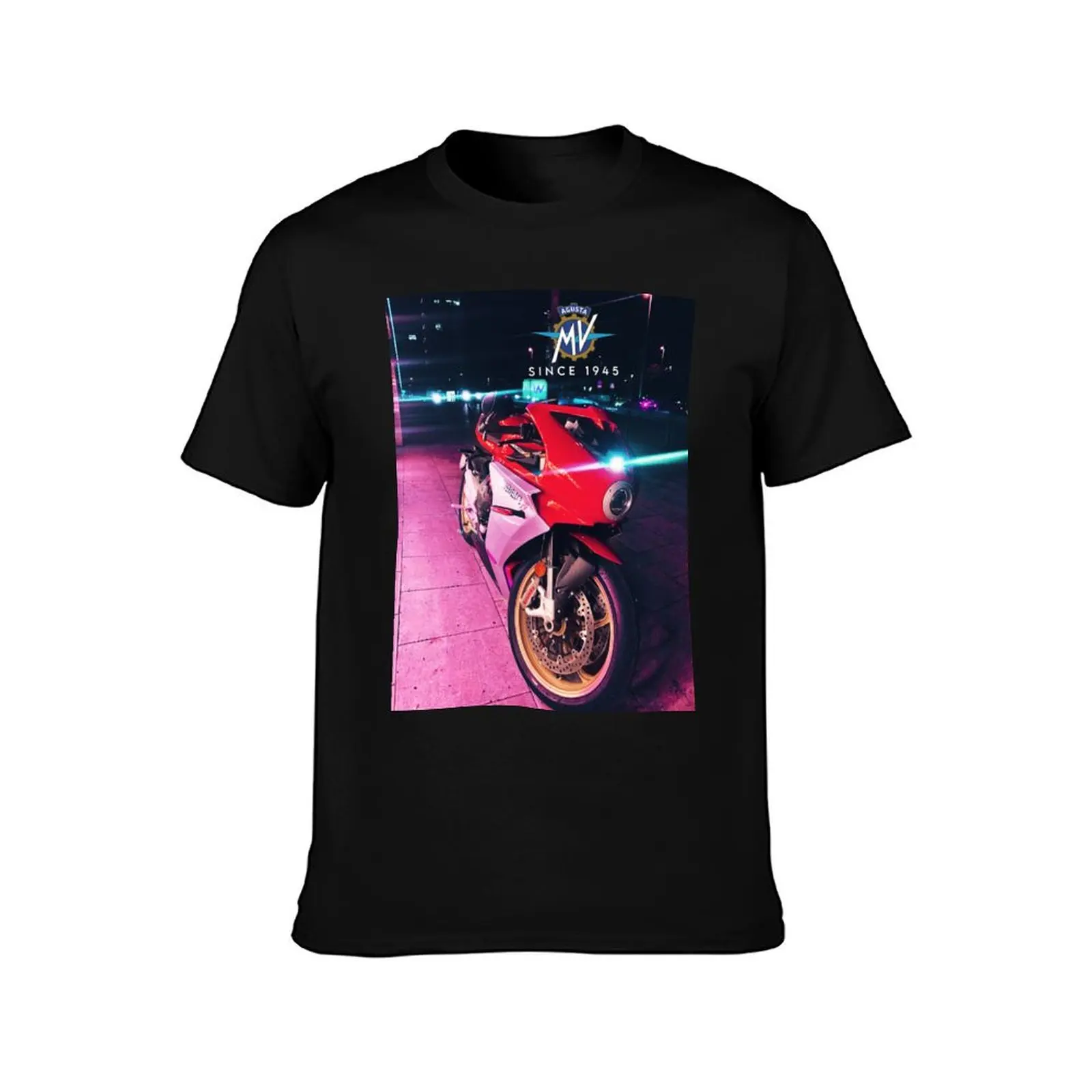 Mv agusta superveloce with Logo T-Shirt hippie clothes graphic tee shirt Men's t-shirt