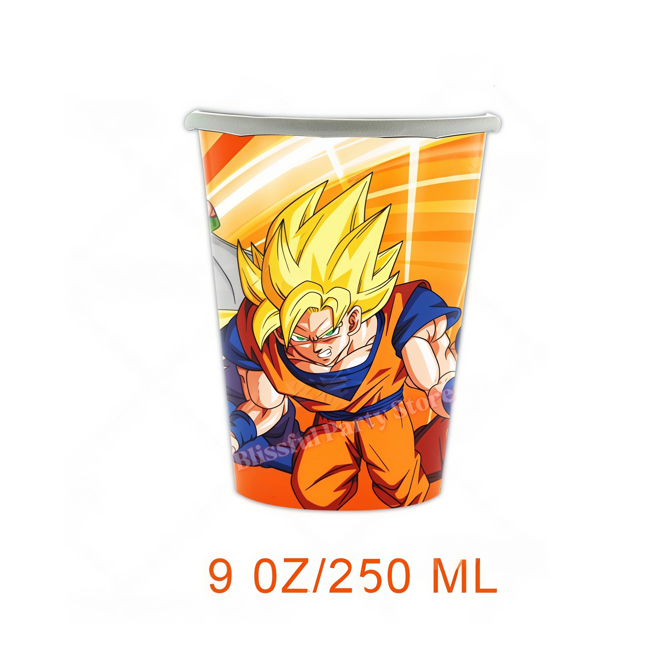 Dragon Ball Themen-Geburtstagsdekoration Partyzubehör Goku Teller Ballons für Kinderparty-Accessoires Babyparty-Gastgeschenke – Detail 2
