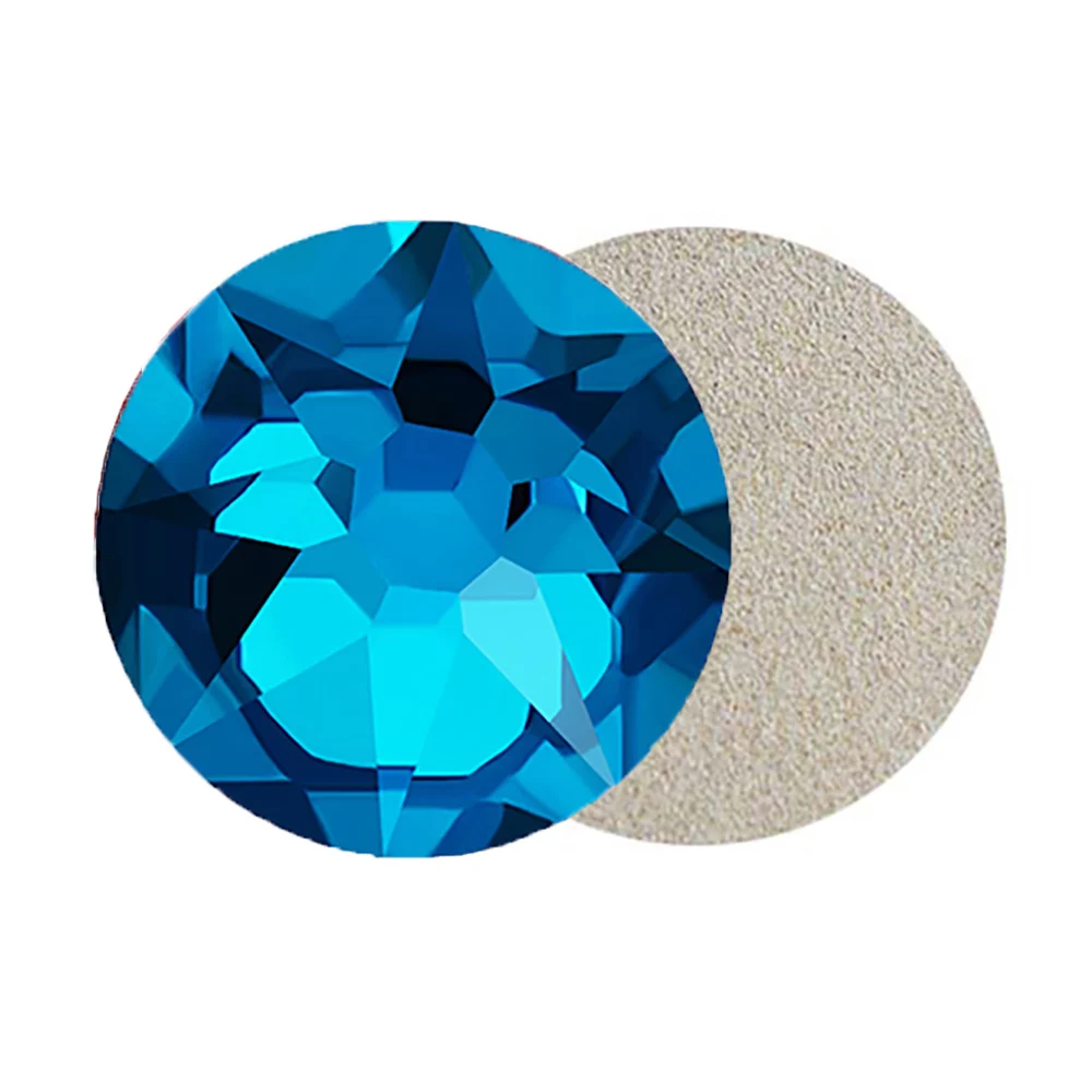 

Стразы PUBRILEX 2088 Xirius Blue Zircon без термоклея, с плоским дном, для рукоделия, декора сумок и творчества.