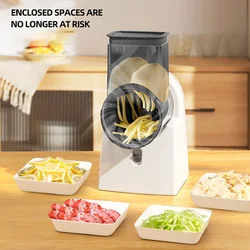 Electric Vegetable Cutter Multifunctional Household Slicer Potato Shredded Slicer Roboty Kuchenne Electromenager Cuisine