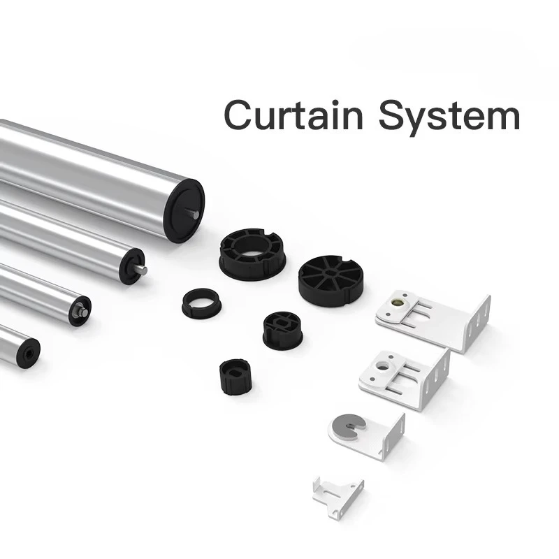 Hotel Project Blackout Motorized  Roller Blinds Fabric Wifi Tubular Motor