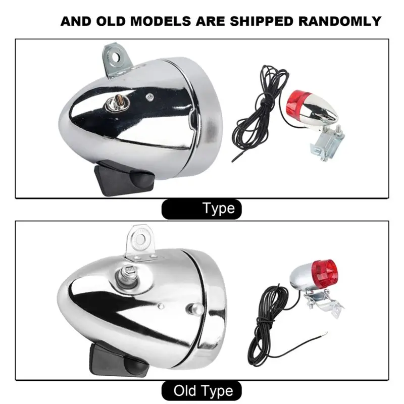NALFI-12V 6W Friction Generator Dynamo Headlight Tail Light Kit