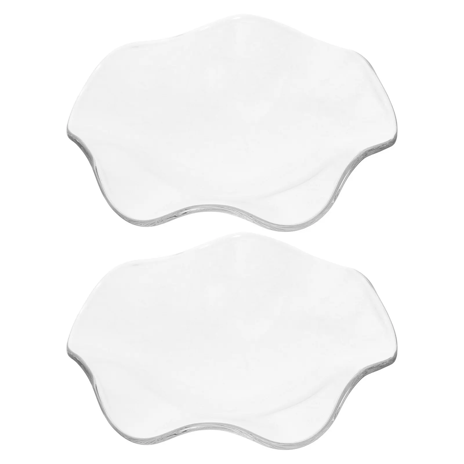 

2 шт. стеклянные прозрачные тарелки для эфирных масел, декоративные чаши для ароматерапии, спа, сауны, стильный креативный держатель для хранения