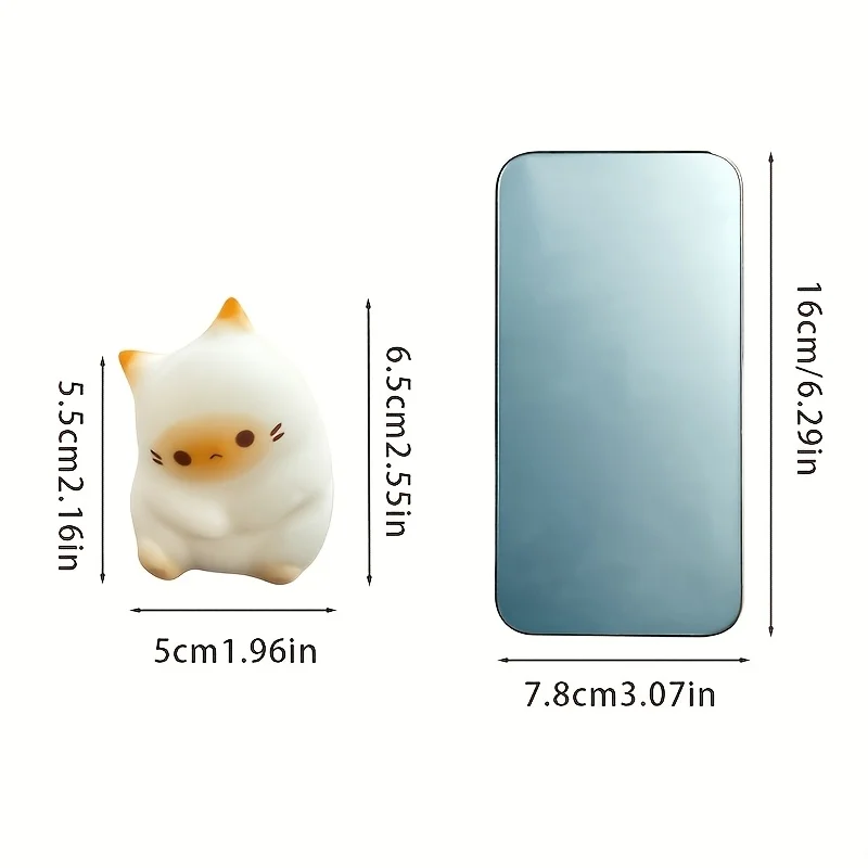 Cute Cartoon Cat Squishy - Soft and Slowly Rising, Colorful Cartoon Desktop Decoration - Suitable for Home Decor, Halloween.