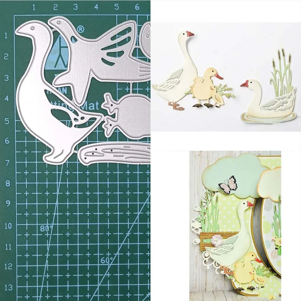 Ente und Gans Metall Stanzform Sammelalbum Dekoration geprägt Fotoalbum Dekoration Karte machen DIY Kunsthandwerk