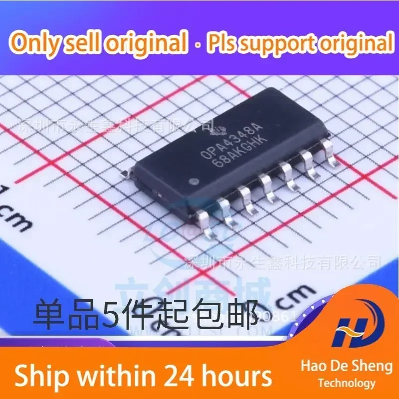 

10 шт./лот OPA4348AIDR SOP14 OPA4348A Новый оригинальный товар в наличии