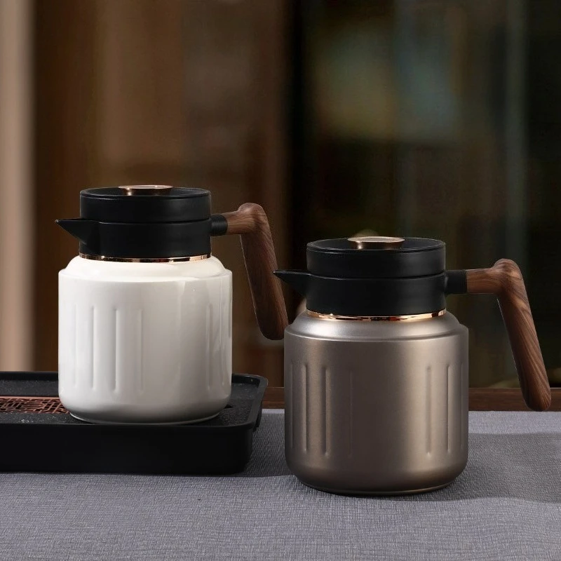 

1000 мл высококачественный умный кофейник для домашнего использования, большая емкость с фильтром, крутой чайник, изолированный чайник из нержавеющей стали 316, чайник