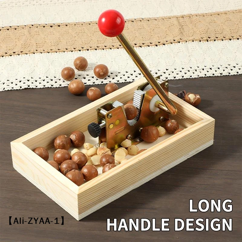 【A】Macadamia Nut Opener Fresh Macadamia Walnut Cracking Tool Hawaiian Sheller Nut Fruit Opener Device view 4