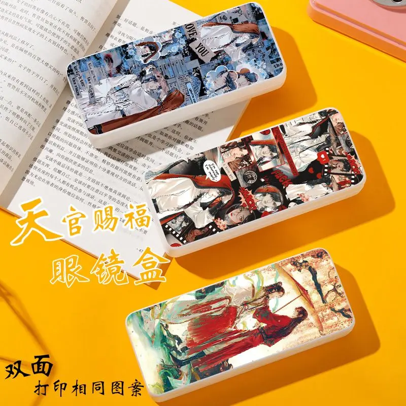 

Anime Heaven Official's Blessing Xie Lian Hua Cheng Cosplay Storage Box Spectacle Case School Supplies Student Accessory Mascot