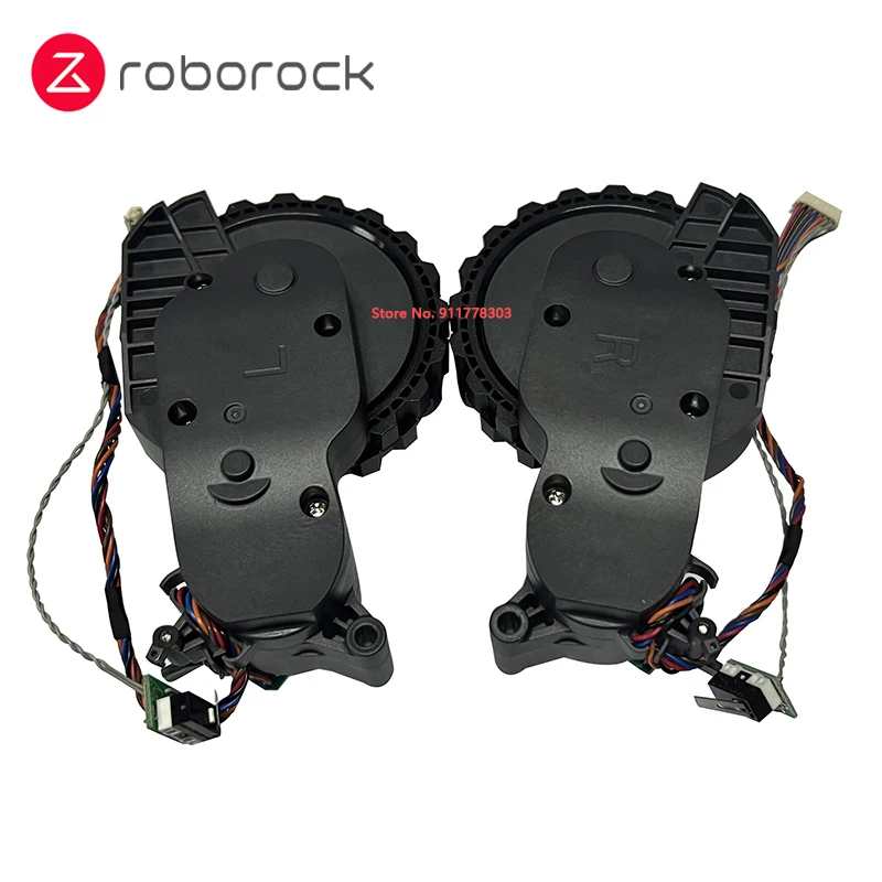 Original Left and Right Traveling Wheels for Roborock S7/S5 Max/S6 Pure/S6 MaxV/E4/E5/S7 Pro Ultra Vacuum Cleaner Spare Parts