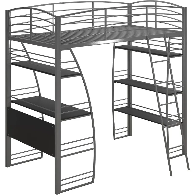 Studio Twin Loft Bed, Black