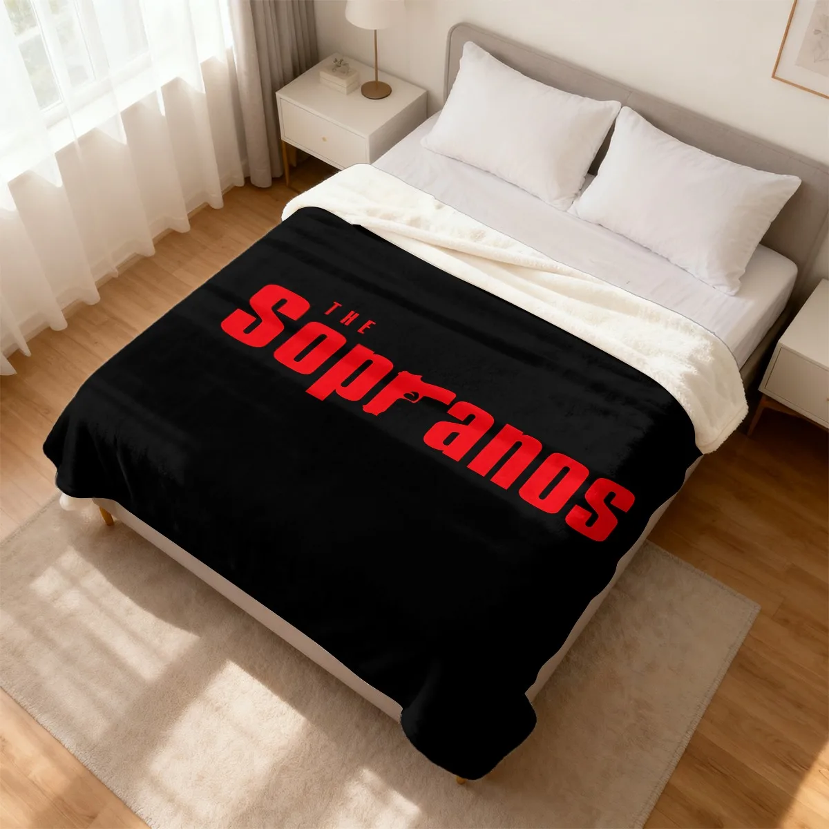 The Sopranos TV Show Blanket Throw Cozy Adult Gift Super Soft Fleece Comfort Blanket
