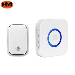 IHOYI-Auto Controlado Sem Fio Campainha, Casa Campainha, Impermeável, Bateria Livre, Idosos e Criança Pagers, Novo