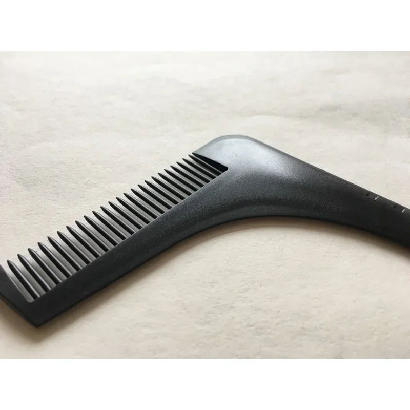 

1PCS High Quality Beard Shaping Styling Template PLUS Beard Comb All-In-One Tool ABS Comb for Hair Beard Trim Template