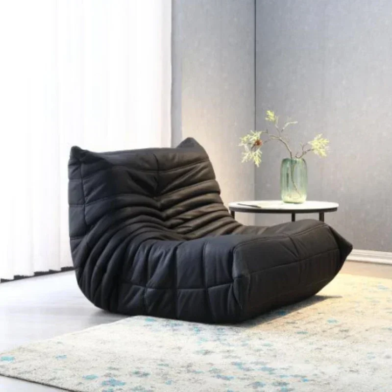 Caterpillar Single Sofa Lazy Couch Tatami Living Room Bedroom Lovely Leisure Single Chair Reading Chair Balcony Rocking Chair