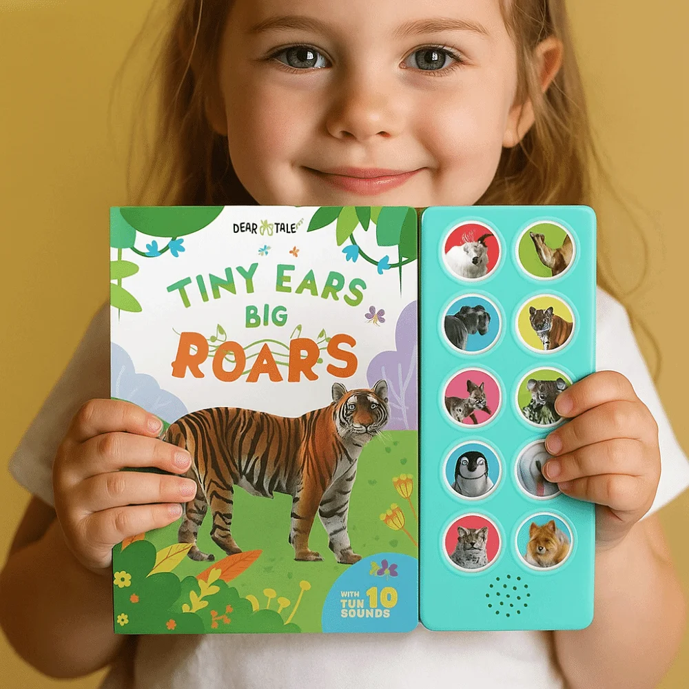 アクティビティブック サウンドブック 学習玩具 タイガー 野生動物 キッズブック 動物の叫び声 クマの音 インタラクトブック 教育玩具