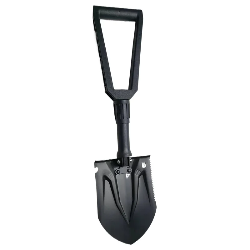 Outdoor large military thick rake tool set, ice shovel,military multifunctional engineering shovel foldable portable garden tool