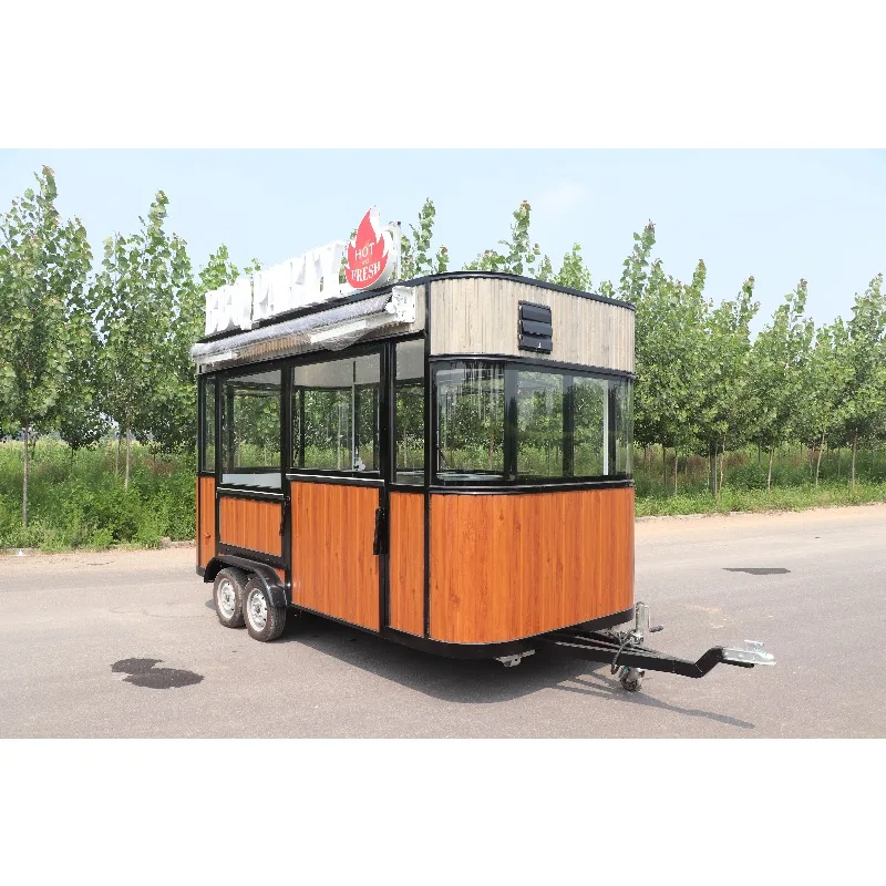 Customized 2025 Mini Compact Food Trailer Australian Standard Compact Food Vending Caravan for Sale for Commercial Use