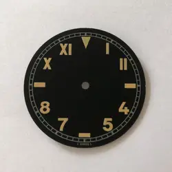 Watch Parts Dial 39mm Sterile Luminous For eta6497 / 6498 TianjinST3600 / ST3621 Movement No Second