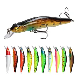 1pcs Sinking Minnow Fishing Lure Wobblers Hard Artificial Bait 3D Eyes 8cm 8.5g High Quality Crankbait Plastic Baits Fish Pesca