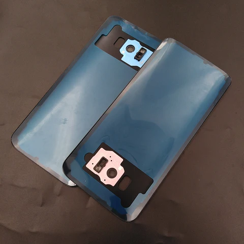 Задняя крышка для Samsung S8 G950 крышка аккумулятора задняя крышка корпуса Запасные части для Galaxy S8Plus S8 + G955 и объектива камеры