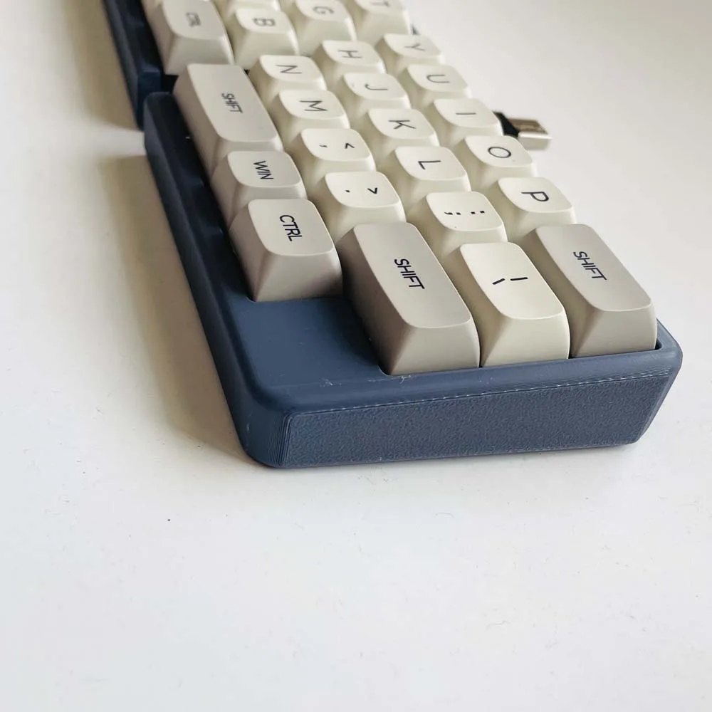 Imagem -03 - Mini Teclado Mecânico sem Fio Portátil Split Hot-swap Qmk 2.4g 40