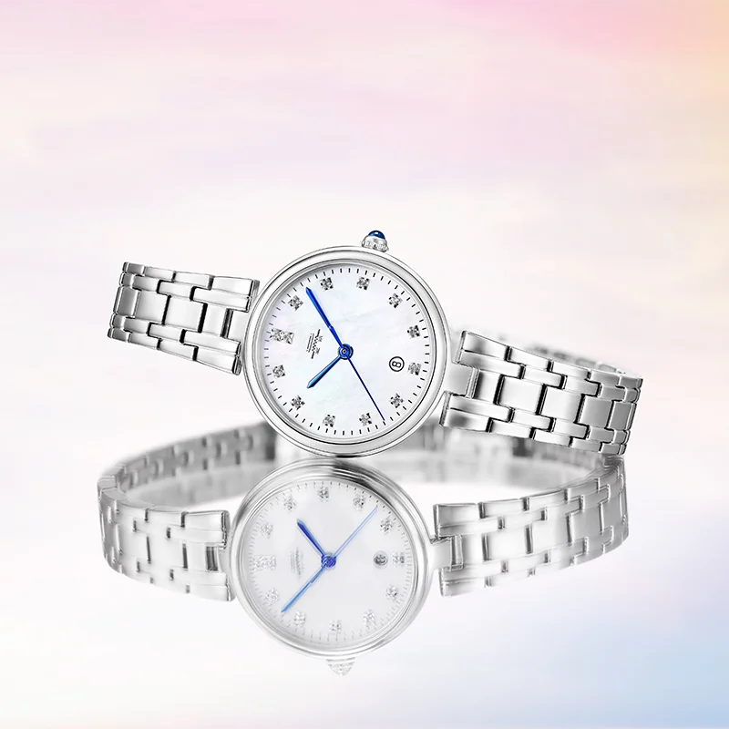 Beijing Classic Series Lucky Cloud Watch 28mm Beijing Watch luminous watch diamond watch moissanite female watch
