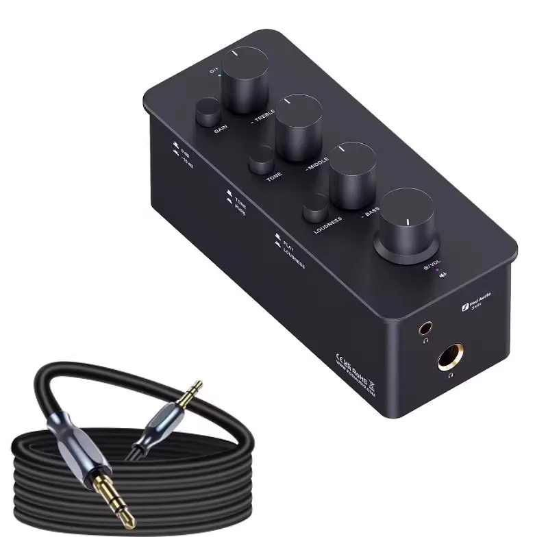SK01 Desktop Headphone Amplifier Front Integrated Desktop Headphone Power Amplifier Portable