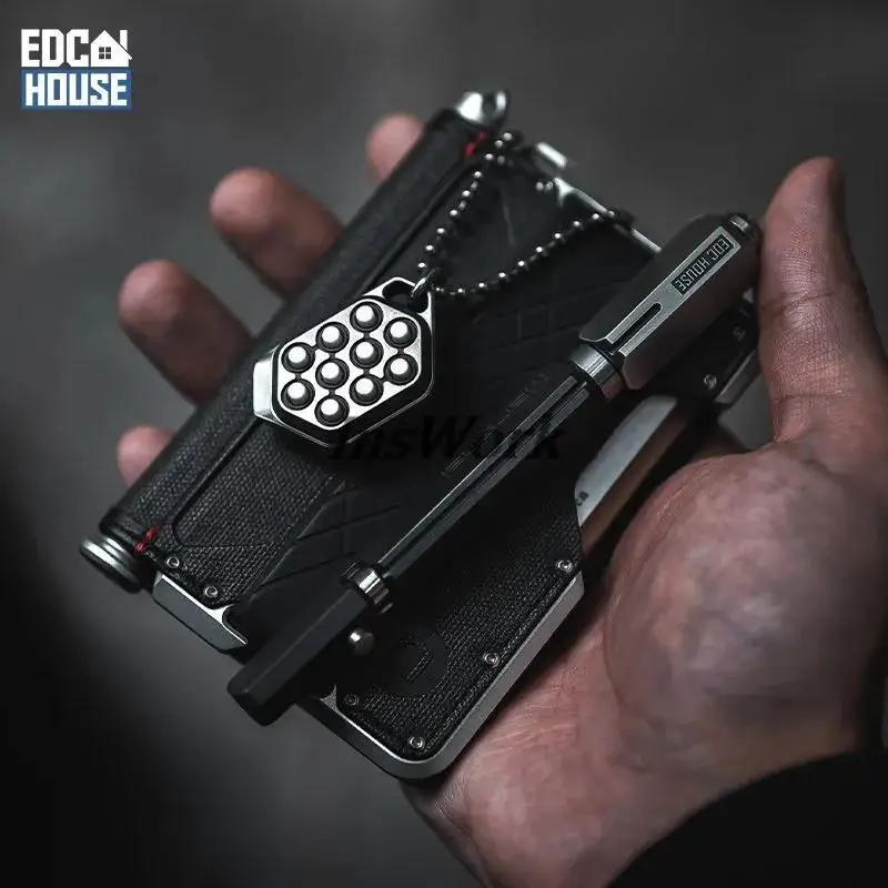 LAUTIE EDC Marshal Mechanical Bolt Action Pen EDC House Fidget Gadgets Cool Toys Gadgets
