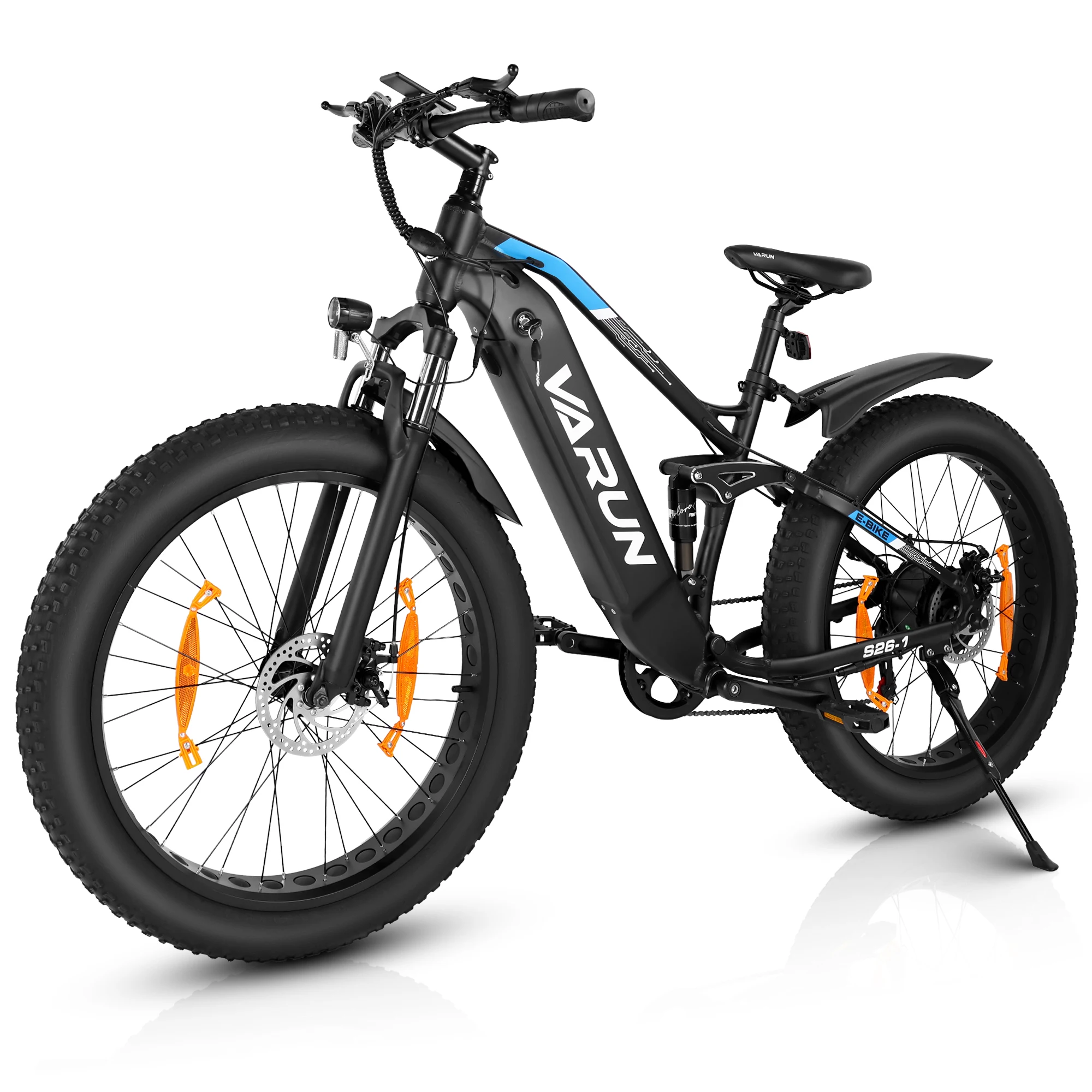 AliExpress VARUN S26‑1 Electric Bike, 250W Motor, 48V 18Ah Large‑Capacity Battery, Adult Electric Bike, 26×4.0‑inch Fat Tires Urban Commuting Electric Bike