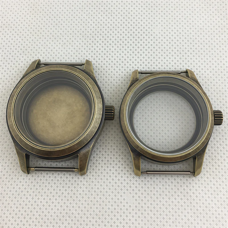 

Корпус для часов из латуни Pilot 36 мм/39 мм NH34 NH35 NH36 NH38 NH70 Diver Матовый купол с сапфировым стеклом ETA2824 Корпус PT5000